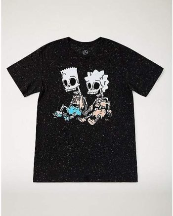 Bart and Lisa Skeletons T Shirt - The Simpsons