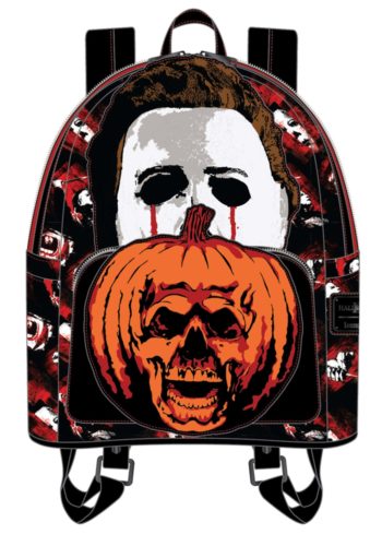 Halloween 2 Michael Myers Pumpkin Mini Backpack by Loungefly