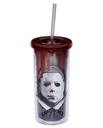 Michael Myers Mask Cup with Straw 20 oz. – Halloween