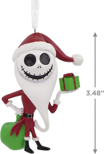 Hallmark Disney Tim Burton's The Nightmare Before Christmas Jack as Sandy Claws Christmas Ornament