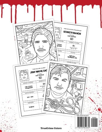 High IQ Serial Killers Coloring Book: 28 Terrifying Serial Killers with a High Average or Very Superior IQ