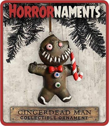 HorrorNaments Ginger Dead Man Horror Ornament - Scary Prop and Decoration for Halloween, Christmas, Parties and Events