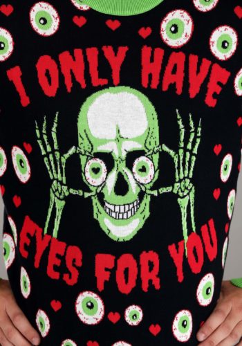 Eyes for You Valentines Day Sweater for Adults