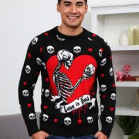 Love is Dead Valentine's Day Adult Sweater