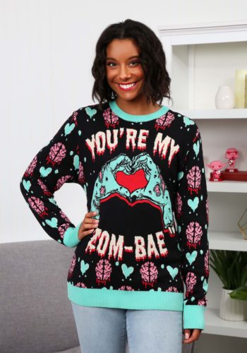 You're My Zom-Bae Valentines Day Sweater for Adults