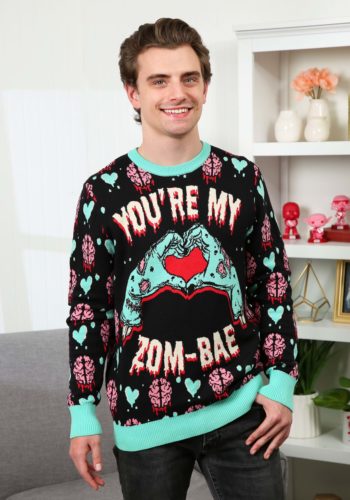 You're My Zom-Bae Valentines Day Sweater for Adults