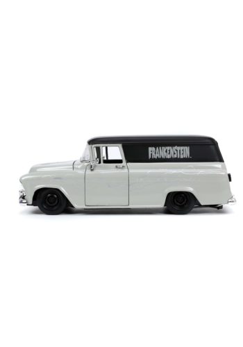 1:24 Scale 1957 Chevy Suburban Delivery Van with Frankenstein Figure