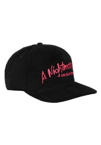 Adult Nightmare On Elm Street Embroidered Logo Corduroy Hat