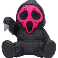 Fluorescent Pink Ghost Face Handmade by Robots Vinyl Figure