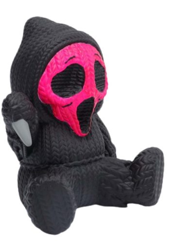 Fluorescent Pink Ghost Face Handmade by Robots Vinyl Figure