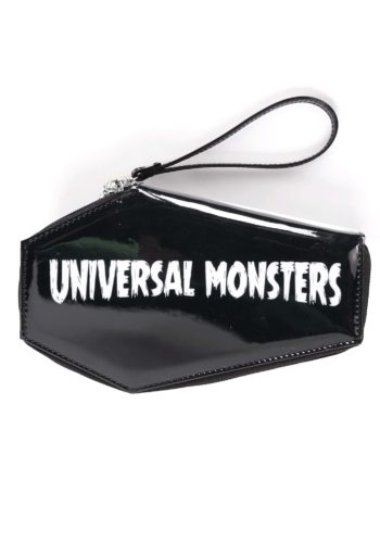 Monster Collage The Munsters Patent Coffin Wallet