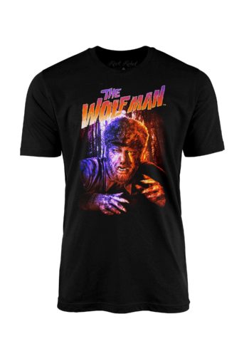 Purple and Orange Wolfman Graphic T-shirt