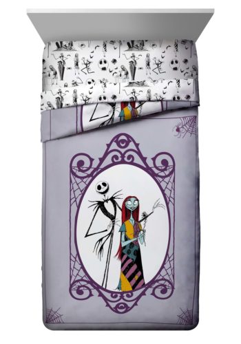 Disney Gothic Nightmare Before Christmas Romance Quilt