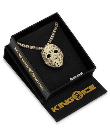 CZ Jason Mask Chain Necklace - Friday the 13th