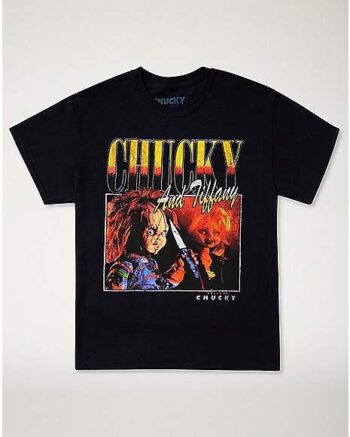 Chucky and Tiffany T Shirt - Bride of Chucky