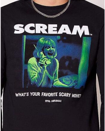 Favorite Scary Movie Long Sleeve T Shirt - Scream