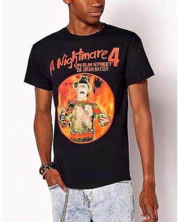 Freddy in Flames T Shirt - A Nightmare on Elm Street