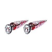 Jason Mask Fake Tapers 18 Gauge - Friday the 13th