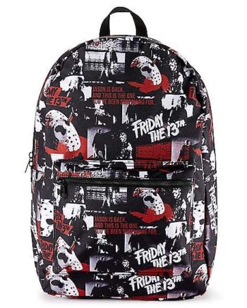 Jason is Back Print Backpack - Friday the 13th