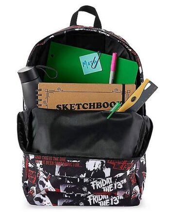 Jason is Back Print Backpack - Friday the 13th