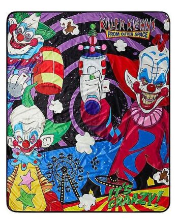 Killer Klowns from Outer Space Sherpa Fleece Blanket