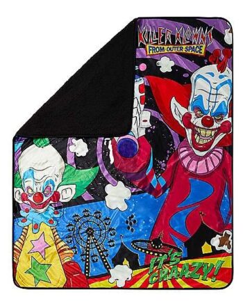 Killer Klowns from Outer Space Sherpa Fleece Blanket