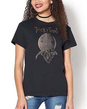 Sam Face Logo T Shirt - Trick 'r Treat