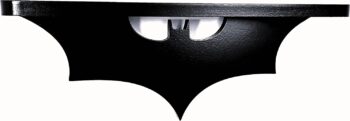 Bat Shelf Gothic Home Decor - Unique Goth Room Decor and Black Crystal Shelf Hanging Room Shelves for Wall Oddities and Curiosities Witchy Room Decor, Display for Stones or Goth Candles