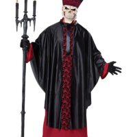 Black Mass Bishop Costume for Men