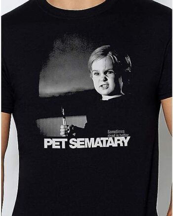 Black and White Pet Sematary T Shirt