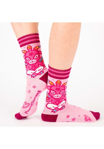 Cute Baphomet Goat Socks for Adults