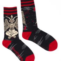 Evil AF Baphomet Socks for Adults