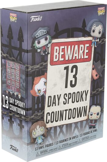 Funko Advent Calendar: 13 Day Spooky Halloween Countdown,Calendar - 13 Pocket Pop! Horror Franchise Vinyl Figures