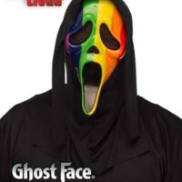 Ghost Face Pride Mask for Adults