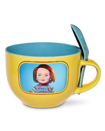 Good Guys Chucky Soup Mug with Spoon - 24 oz.