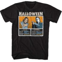 Michael Myers vs Laurie Strode T Shirt - Halloween