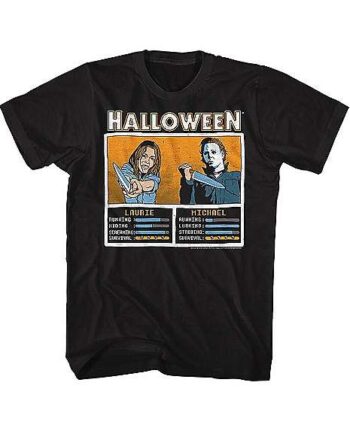 Michael Myers vs Laurie Strode T Shirt - Halloween