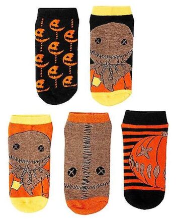 Sam Trick 'r Treat Ankle Socks - 5 Pair