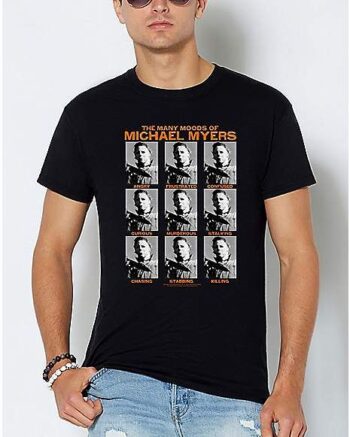 The Many Moods of Michael Myers T Shirt - Halloween