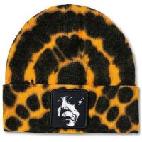 Tie Dye Michael Myers Patch Cuff Beanie Hat - Halloween