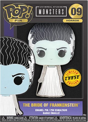 Funko POP Pins: Universal Monsters - Bride of Frankenstein w/ Chase, Multicolor