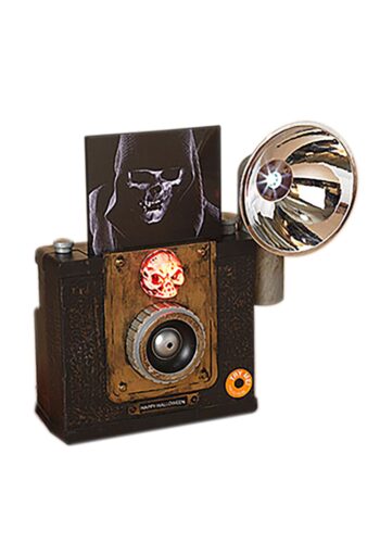 Lighted 9.5" Haunted Halloween Camera with Sound