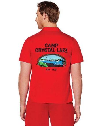 Adult Camp Crystal Lake Button Down Shirt - Friday the 13th