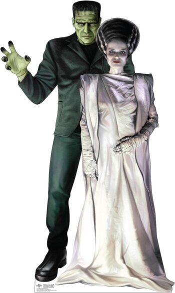 Advanced Graphics Frankenstein & His Bride Life Size Cardboard Cutout - Universal Classic Monsters