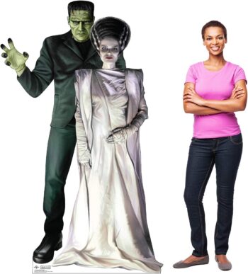 Advanced Graphics Frankenstein & His Bride Life Size Cardboard Cutout - Universal Classic Monsters