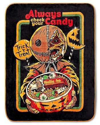 Always Check Your Candy Fleece Blanket - Trick 'r Treat