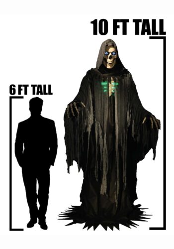 Animated 10 Foot Towering Grim Reaper Prop