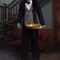 Animated Evil Greeter Butler Decoration