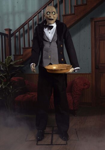 Animated Evil Greeter Butler Decoration