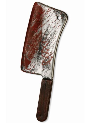 Bloody Butcher Cleaver Haloween Prop